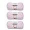 Bernat Softee Baby Pink Flannel Yarn - 3 Pack of 120g/4.25oz - Acrylic - 3 DK (Light) - 310 Yards - Knitting/Crochet